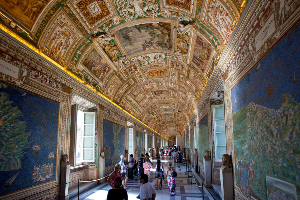 Что посмотреть, если собираетесь посетить Ватикан -  Галерея географических карт