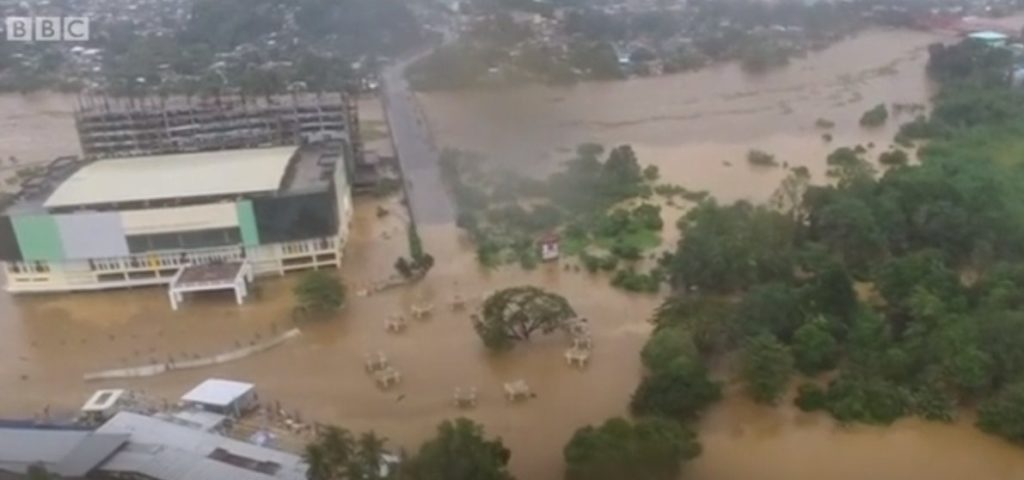 Во Вьетнаме и Тайланде бушует тайфун Тембин