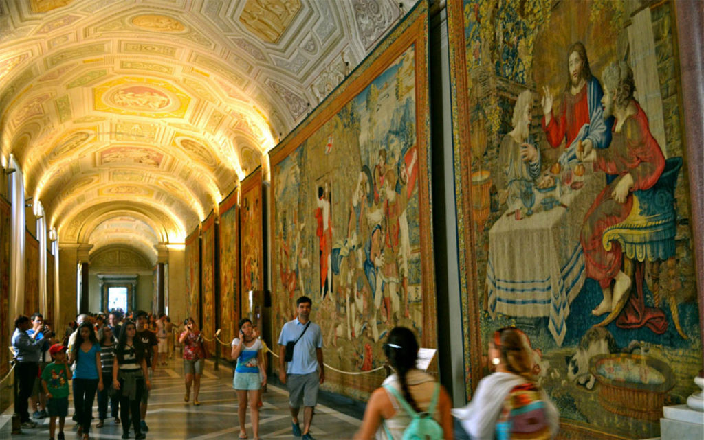 Что посмотреть, если собираетесь посетить Ватикан -  Галерея гобеленов